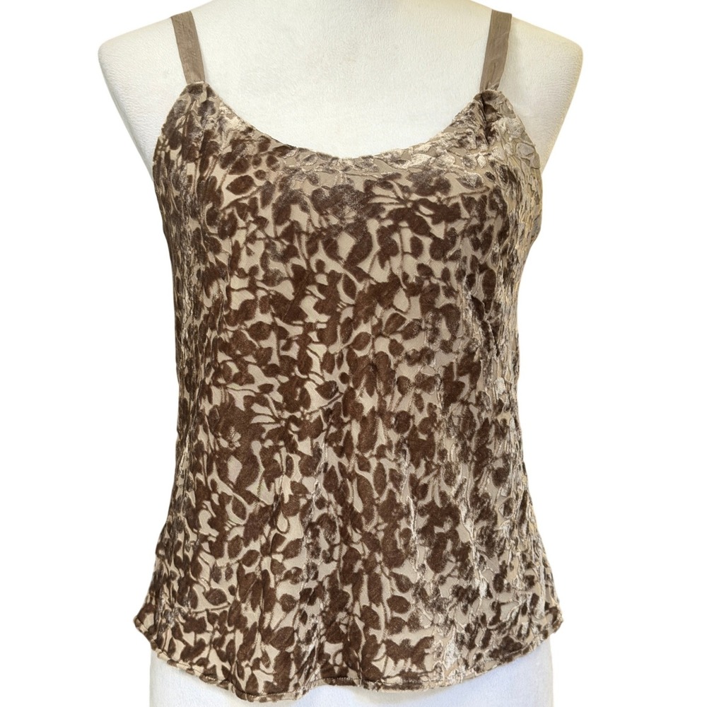 Vintage 90s Banana Republic Silk Blend Cami Top S Y2K Fairycore Forest Fairy